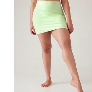Athleta Light Green Mini Skort